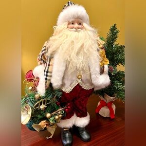 18.5" Santa Claus standing figurine Christmas accent decoration